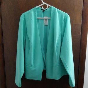 Seafoam Green/Blue Blazer Torrid Sz 2
